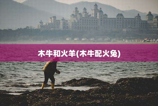 木牛和火羊(木牛配火兔)