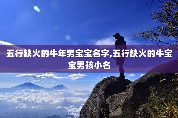五行缺火的牛年男宝宝名字,五行缺火的牛宝宝男孩小名