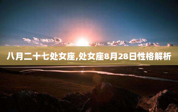 八月二十七处女座,处女座8月28日性格解析