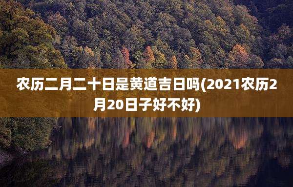 农历二月二十日是黄道吉日吗(2021农历2月20日子好不好)