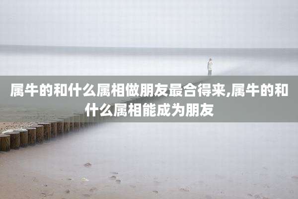 属牛的和什么属相做朋友最合得来,属牛的和什么属相能成为朋友