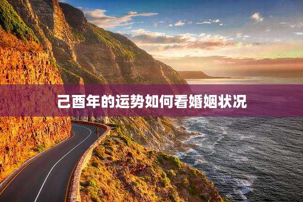 己酉年的运势如何看婚姻状况