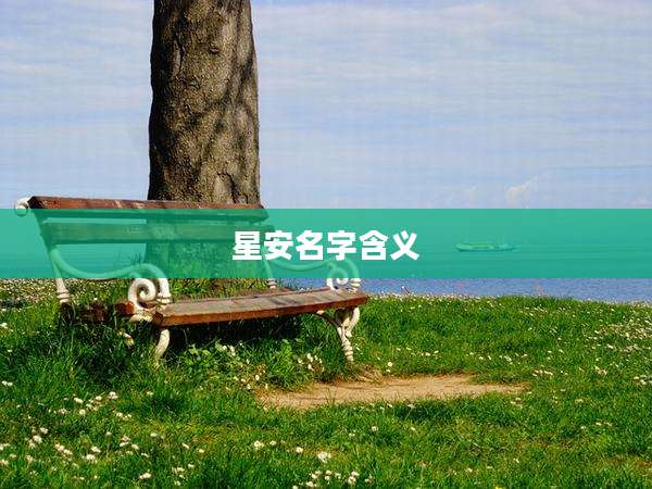 星安名字含义