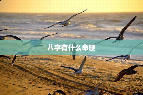 八字有什么命硬