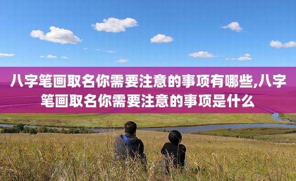 八字笔画取名你需要注意的事项有哪些,八字笔画取名你需要注意的事项是什么