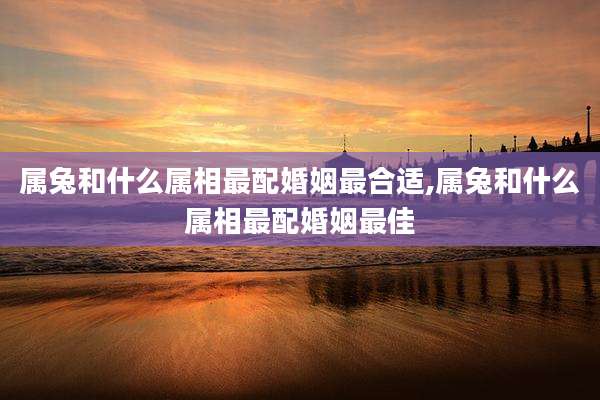 属兔和什么属相最配婚姻最合适,属兔和什么属相最配婚姻最佳
