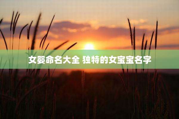 女婴命名大全 独特的女宝宝名字