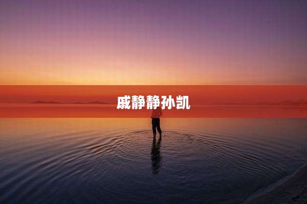 戚静静孙凯