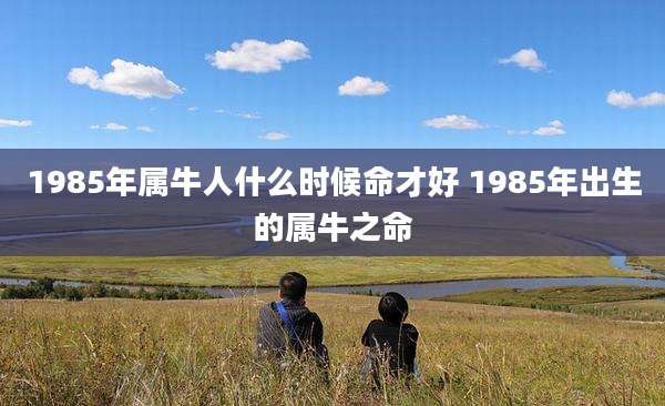 1985年属牛人什么时候命才好 1985年出生的属牛之命