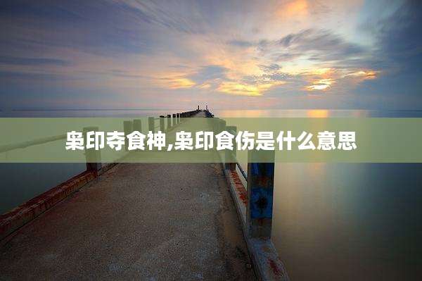 枭印夺食神,枭印食伤是什么意思