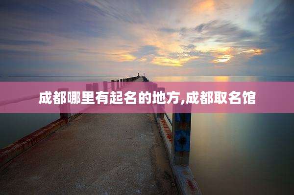 成都哪里有起名的地方,成都取名馆