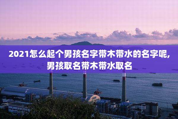 2021怎么起个男孩名字带木带水的名字呢,男孩取名带木带水取名