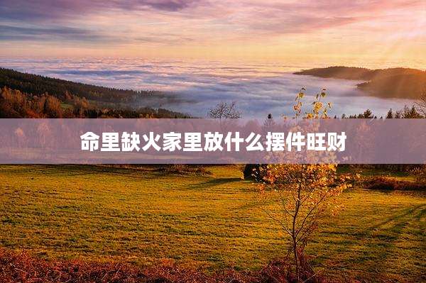 命里缺火家里放什么摆件旺财