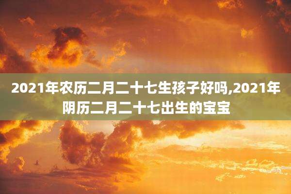 2021年农历二月二十七生孩子好吗,2021年阴历二月二十七出生的宝宝