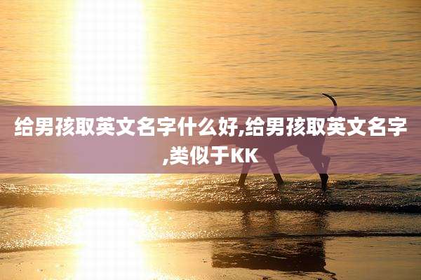给男孩取英文名字什么好,给男孩取英文名字,类似于KK