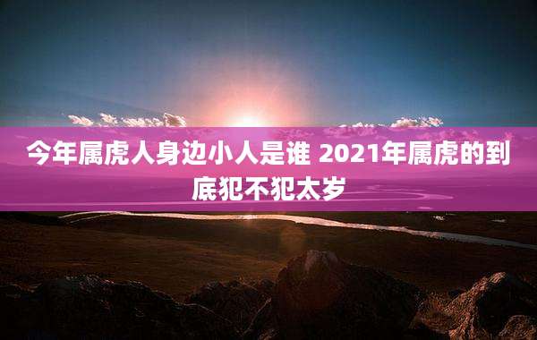今年属虎人身边小人是谁 2021年属虎的到底犯不犯太岁