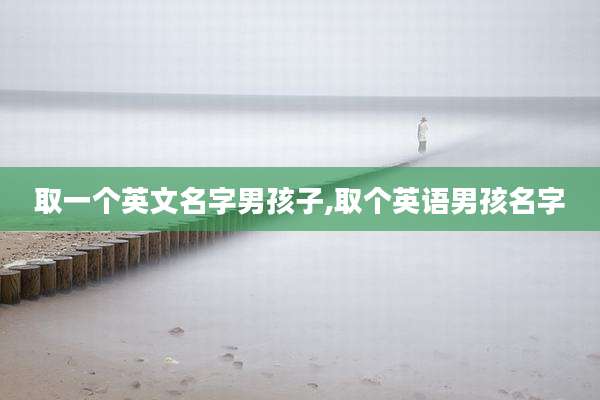 取一个英文名字男孩子,取个英语男孩名字
