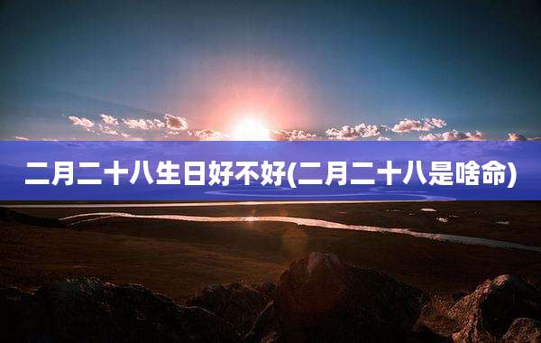 二月二十八生日好不好(二月二十八是啥命)