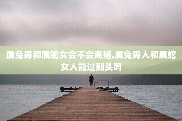 属兔男和属蛇女会不会离婚,属兔男人和属蛇女人能过到头吗