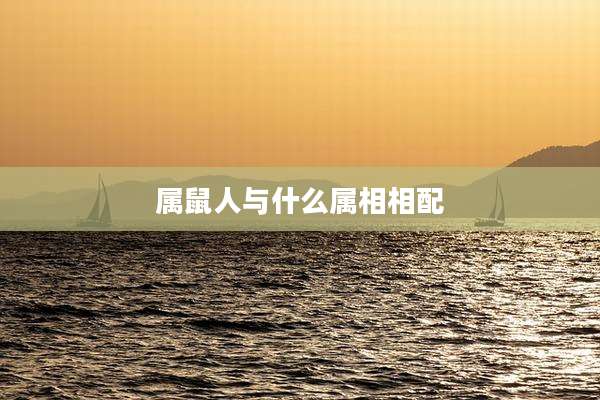 属鼠人与什么属相相配