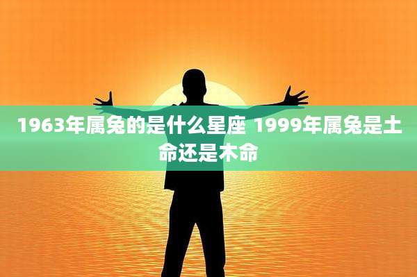 1963年属兔的是什么星座 1999年属兔是土命还是木命