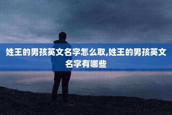 姓王的男孩英文名字怎么取,姓王的男孩英文名字有哪些