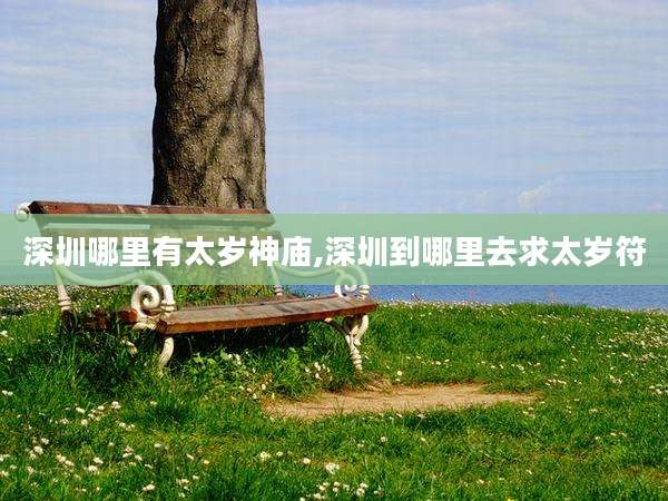 深圳哪里有太岁神庙,深圳到哪里去求太岁符