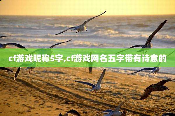 cf游戏昵称5字,cf游戏网名五字带有诗意的
