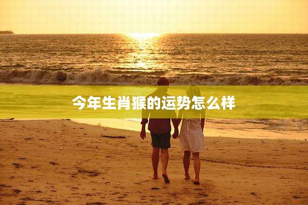 今年生肖猴的运势怎么样