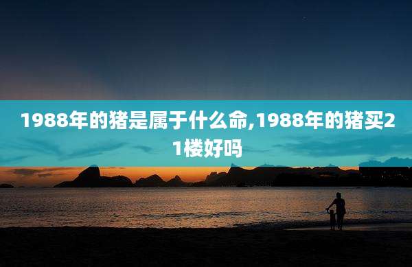 1988年的猪是属于什么命,1988年的猪买21楼好吗