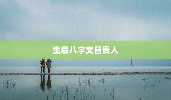 生辰八字文昌贵人