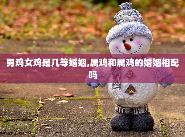 男鸡女鸡是几等婚姻,属鸡和属鸡的婚姻相配吗