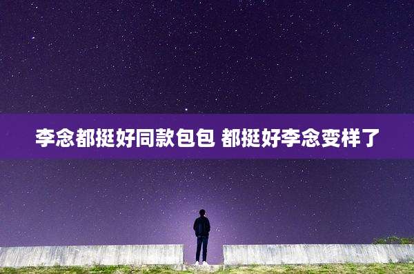 李念都挺好同款包包 都挺好李念变样了