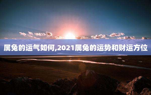 属兔的运气如何,2021属兔的运势和财运方位