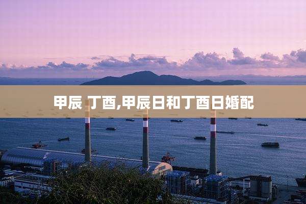 甲辰 丁酉,甲辰日和丁酉日婚配