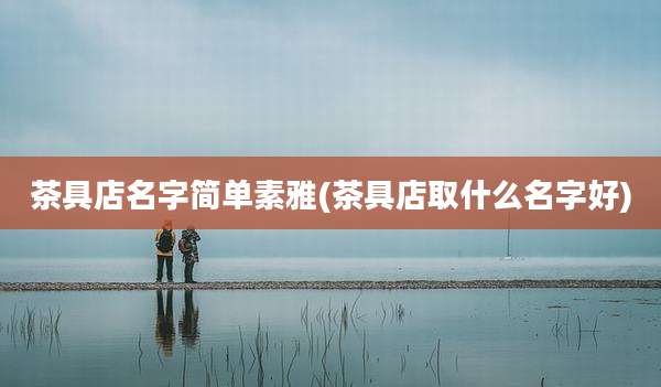 茶具店名字简单素雅(茶具店取什么名字好)
