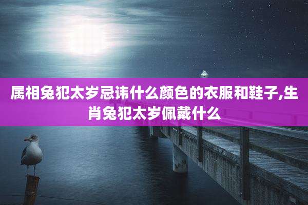 属相兔犯太岁忌讳什么颜色的衣服和鞋子,生肖兔犯太岁佩戴什么