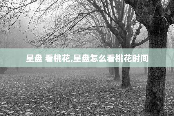 星盘 看桃花,星盘怎么看桃花时间