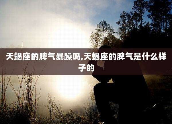 天蝎座的脾气暴躁吗,天蝎座的脾气是什么样子的