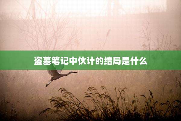 盗墓笔记中伙计的结局是什么