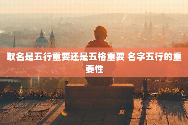 取名是五行重要还是五格重要 名字五行的重要性