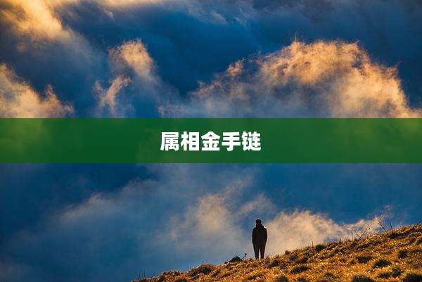 属相金手链