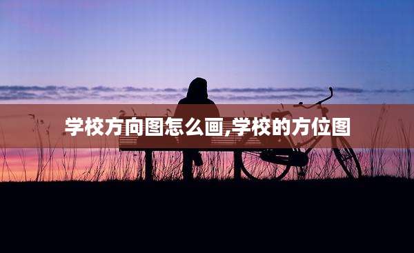 学校方向图怎么画,学校的方位图