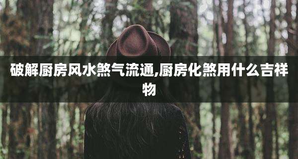 破解厨房风水煞气流通,厨房化煞用什么吉祥物
