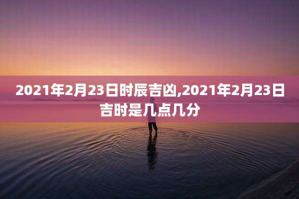 2021年2月23日时辰吉凶,2021年2月23日吉时是几点几分