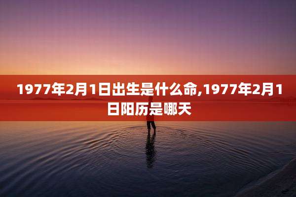 1977年2月1日出生是什么命,1977年2月1日阳历是哪天