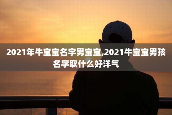 2021年牛宝宝名字男宝宝,2021牛宝宝男孩名字取什么好洋气