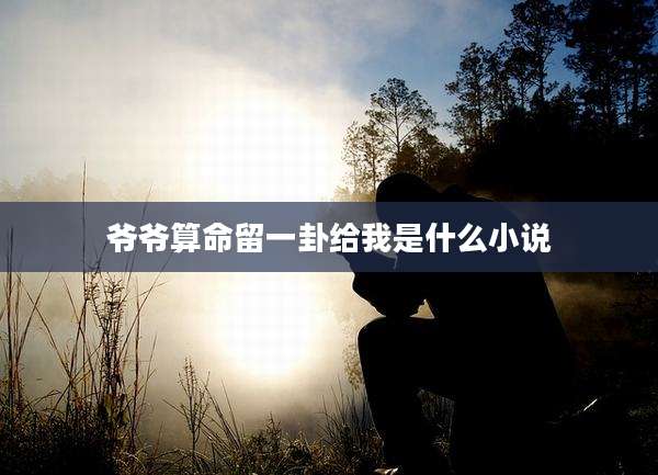 爷爷算命留一卦给我是什么小说
