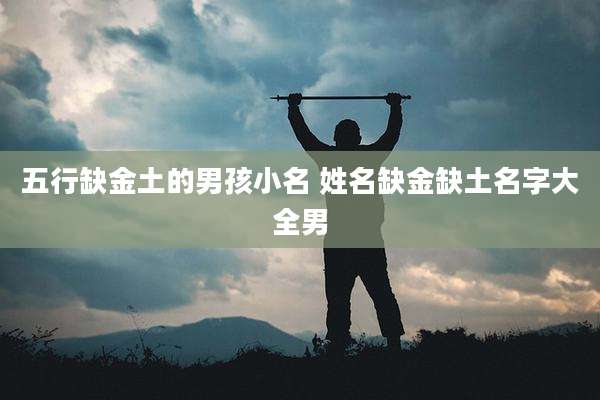 五行缺金土的男孩小名 姓名缺金缺土名字大全男