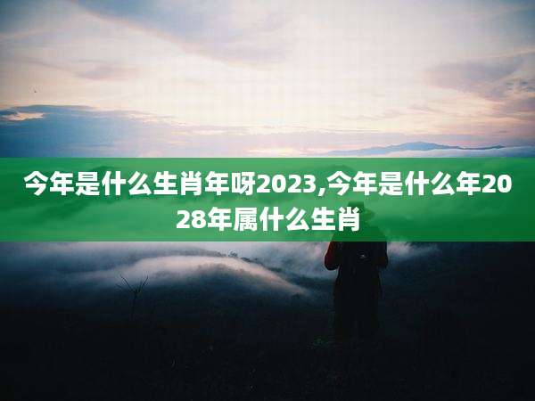 今年是什么生肖年呀2023,今年是什么年2028年属什么生肖